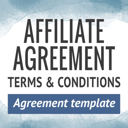 Affiliate Agreement Terms & Conditions
