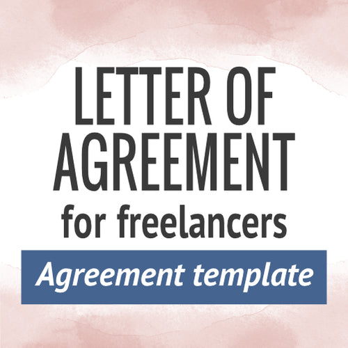 Letter of Agreement for Freelancers Template