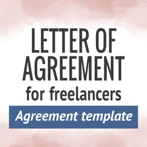 Letter of Agreement for Freelancers Template